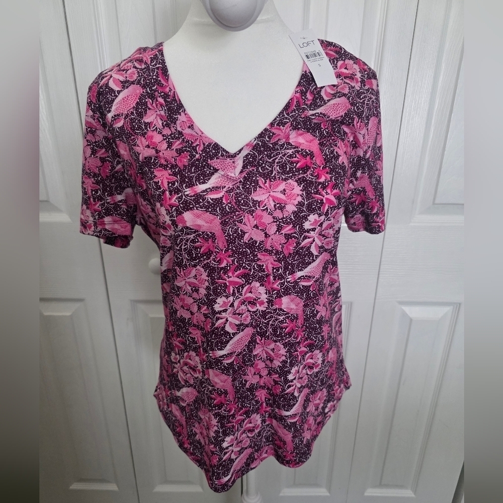 LOFT Floral V-Neck Women’s Top